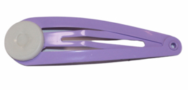 Klik-klak haarspeldje lila  46 mm met plakvlak, per stuk