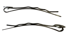 Schuifspeld 45mm met plakvlak 7mm zilverkleur, 10 stuks