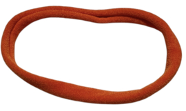 Elastisch haarbandje nylon oranje, soepel