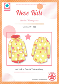 Farbenmix papier patroon herfst/winterparka  Neve kids 80 - 122