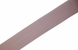 Elastisch biaisband/vouwtres MAT kleur poudre 20 mm per 0,5 meter