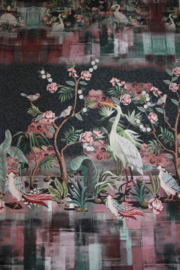 Panel digitale tricot (dames): Witte reiger 200x150 cm Stenzo