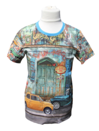 Shirt: oldtimer Cuba **LAATSTE MAAT 134**