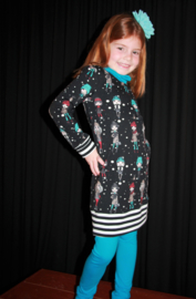 Girls winter dress maat 92-122