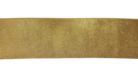 Geweven satijn elastiek 30 mm gold per 0,5 meter