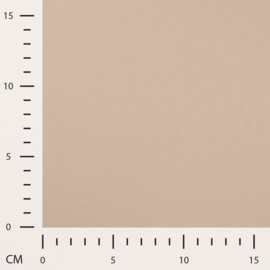 French Terry tricot effen: Sand, per 25 cm