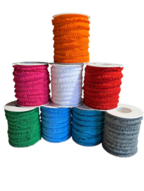 Elastisch kantje grijs 12 mm, per 0,5m
