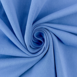 Tricot: effen lavendel blauw, per 25cm