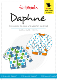 Farbenmix papier patroon Daphne, collegejack86/92 -170/176