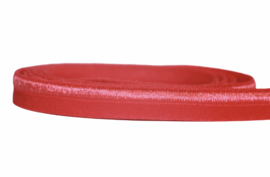 Elastisch paspelband glans/mat brandweerrood per 0,5 meter