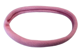 Elastisch haarbandje nylon roze, soepel