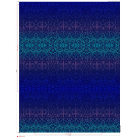Tricot Baroliah blue, per 25 cm