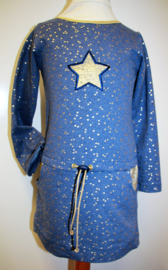 Dress golden star LAATSTE 98