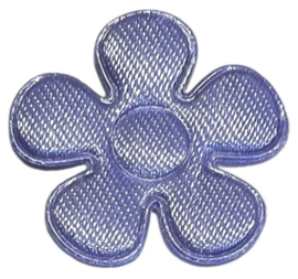 Bloemetje 20 mm lila  satijn