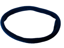 Elastisch haarbandje nylon marineblauw, soepel