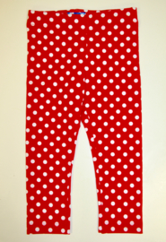 Legging red/white dots  ** LAATSTE MAAT 140 **