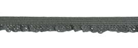 Elastisch kantje grijs 12 mm, per 0,5m