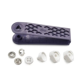 Prym Naaivrijdrukknoop jersey 12mm wit
