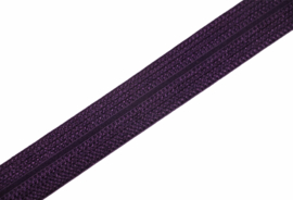 Elastisch biaisband/vouwtres JACQUARD kleur paars 20 mm per 0,5 meter