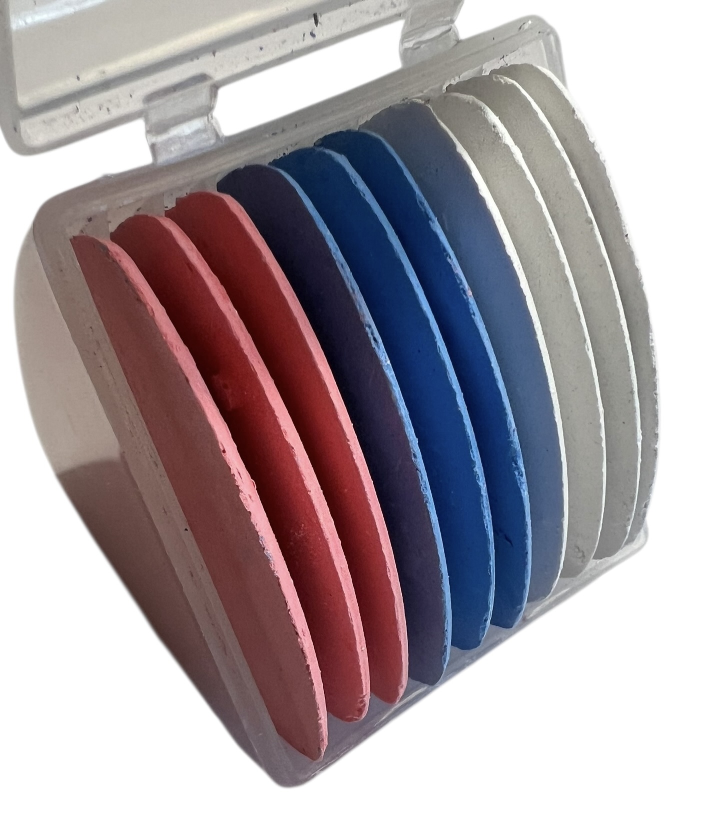 Doosje kleermakerskrijt, 3 kleuren
