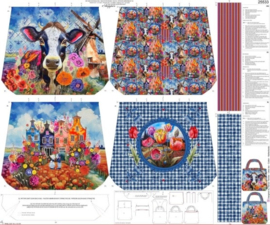 Canvas paneel tas(sen): Holland glory 125x150 cm Stenzo