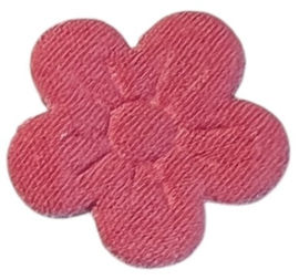 Bloemetje 20 mm  met 5 blaadjes roze