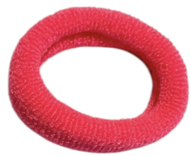 Haarelastiekje nylon mini 20 mm, neon roze