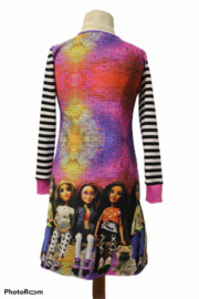 Meisjesjurk dolls maat 92-128