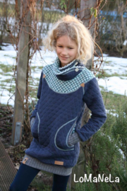 Farbenmix naaipatroon Tasja Sweater - sweaterjurk maat 74 - 164
