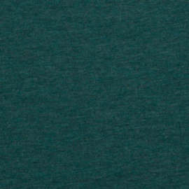 Brushed joggingstof: melange groen (Swafing kleur 1563), per 25 cm