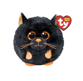 TY TEENY PUFFIES HALLOWEEN CAT BLACK MYSTIC 10CM