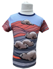 Shirt: zeehond 116-152