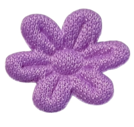 Bloemetje 20 mm  met 6 blaadjes fel paars