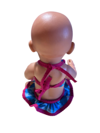 Bikini met roezel babyborn pop 43 cm