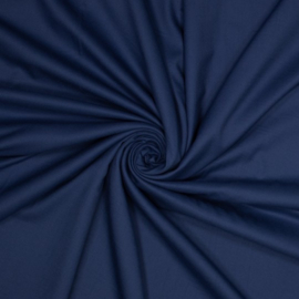 Bamboe stof geweven kleur deep water, per 25 cm