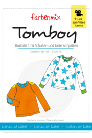 Farbenmix papier patroon Tomboy maat 98 - 176