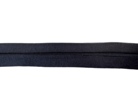Jersey biaisband/ tricot biaisband grijs 20mm, per 0,5 meter