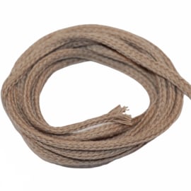 Koord rond 4mm beige, per meter