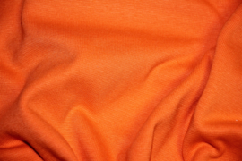 Boordstof: oranje (Swafing kleur 424) Rondgebreid 48 cm. Per 25 cm
