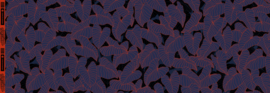 Viscose (geweven): Tropical forest by Thorsten Berger (Swafing), per 25 cm
