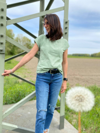 Farbenmix papier naaipatroon LaBreton Summer Tee maat 32-46