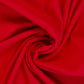 Tricot: effen brandweerrood (Swafing kleur 636) per 25cm