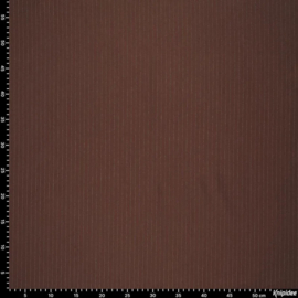 Orlando small lurex stripe brown, per 25 cm