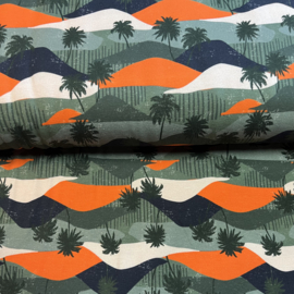 Tricot: Palm beach (Stenzo), per 25 cm