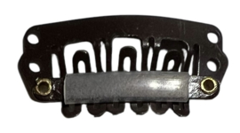 Anti slip haarclipje donkerbruin 28 mm