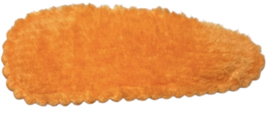 Kniphoesje +speldje pluche knaloranje, per stuk