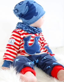 Farbenmix papier patroon  Kuschelbasics maat 50 - 92