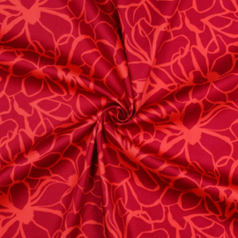 Cotton satin: MAGNOLIA MAGENTA by NERIDA HANSEN, per 25 cm