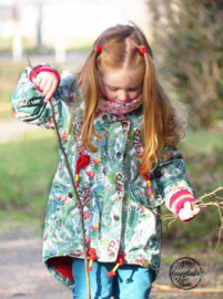 Farbenmix papier patroon herfst/winterparka  Neve kids 80 - 122