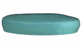 Elastisch band aquablauw-groen 16 mm per 0,5 meter